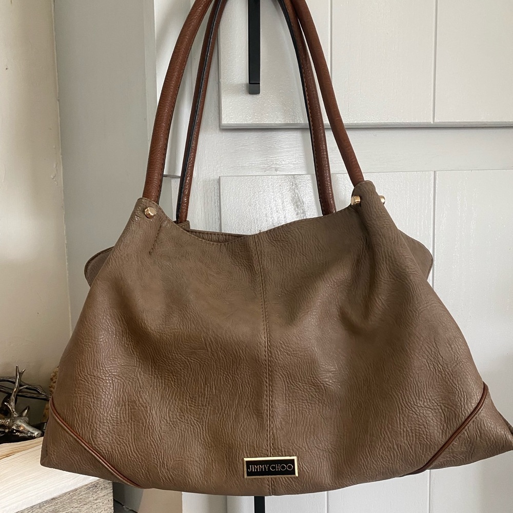 Jimmy Choo Leather Hobo Bag